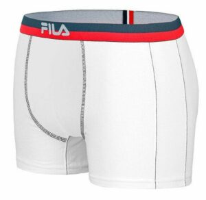 boxer blanc pour homme de marque FILA